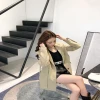 The 2022 early spring new style of the small suit jacket for women. It exudes a sophisticated and trendy vibe, with a casual and loose style Specification image